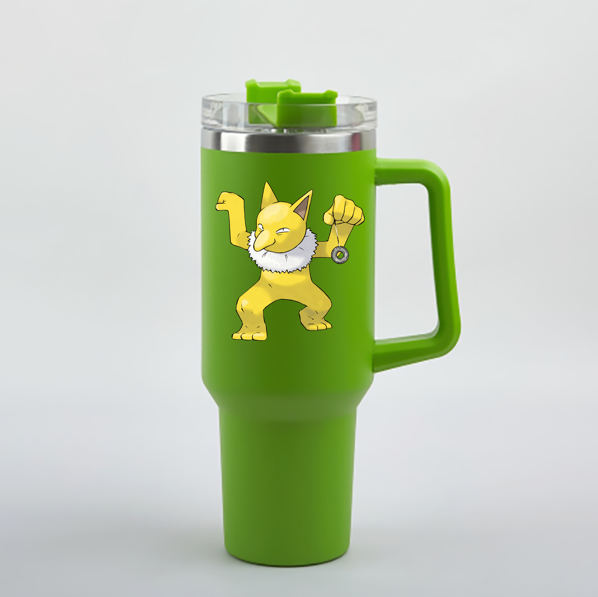 （画像用） ポケットモンスター Pokémon 1200mL車用タンブラー - クリスタルステッカー（プラスチックストロー付き）